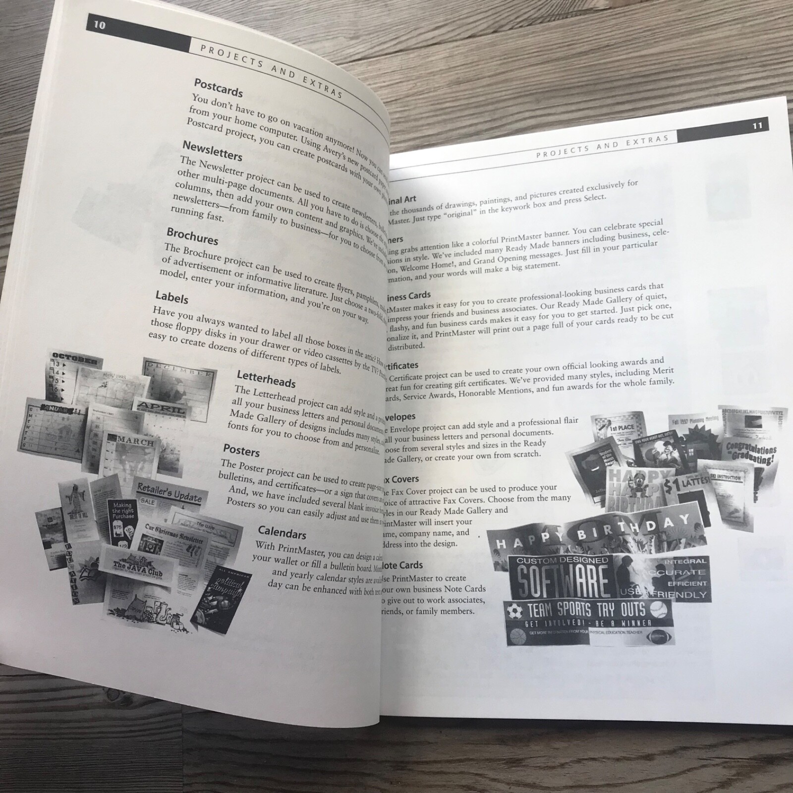 Printmaster User Guide 7.0 Paperback Manual Book Mindscape