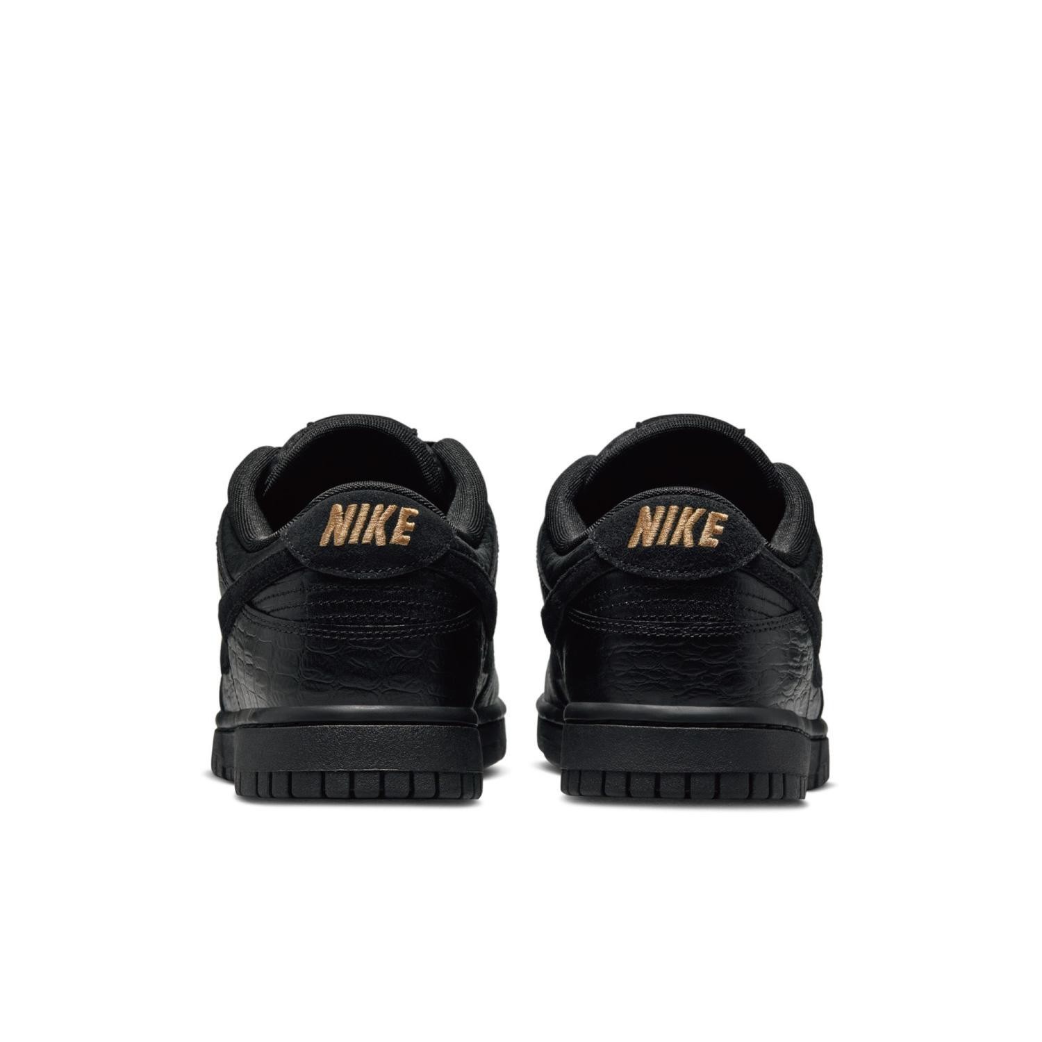 HV4388-001 Nike Dunk Low Crocodile Black (Women's)