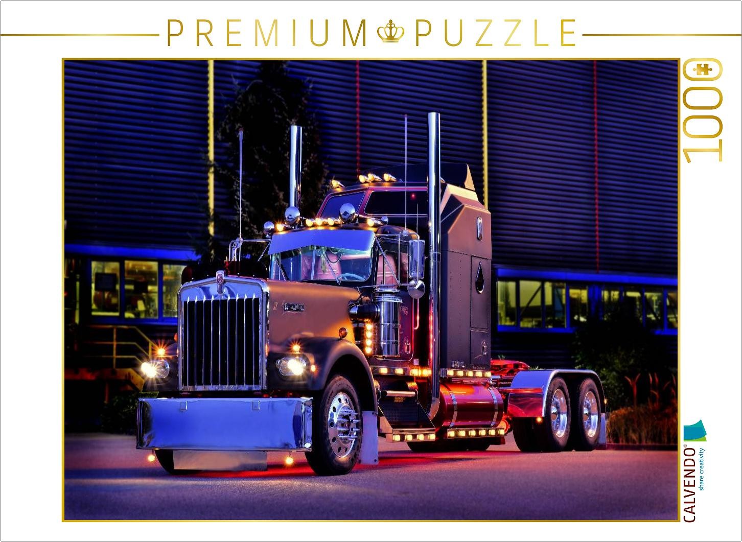 CALVENDO Puzzle Ein Motiv aus dem Kalender Kenworth W900A EXTHD | 1000 Teile Leg