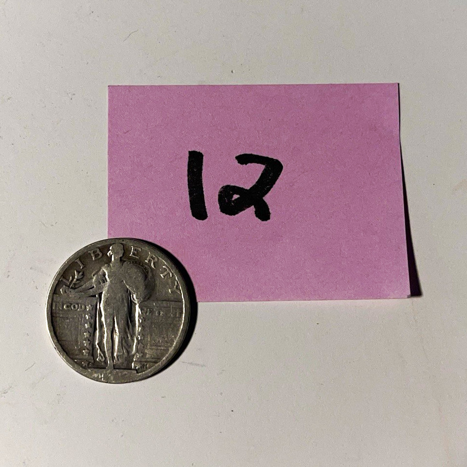 1919 Standing Liberty Quarter 25C Type 2 Silver 0.9 Business Strike KM#116