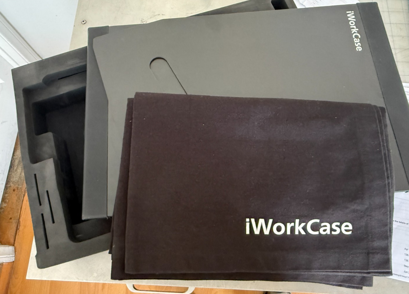 iWork Digicase Foam Insert + Sun Shade for 15' Apple Laptop InLay two 15 222