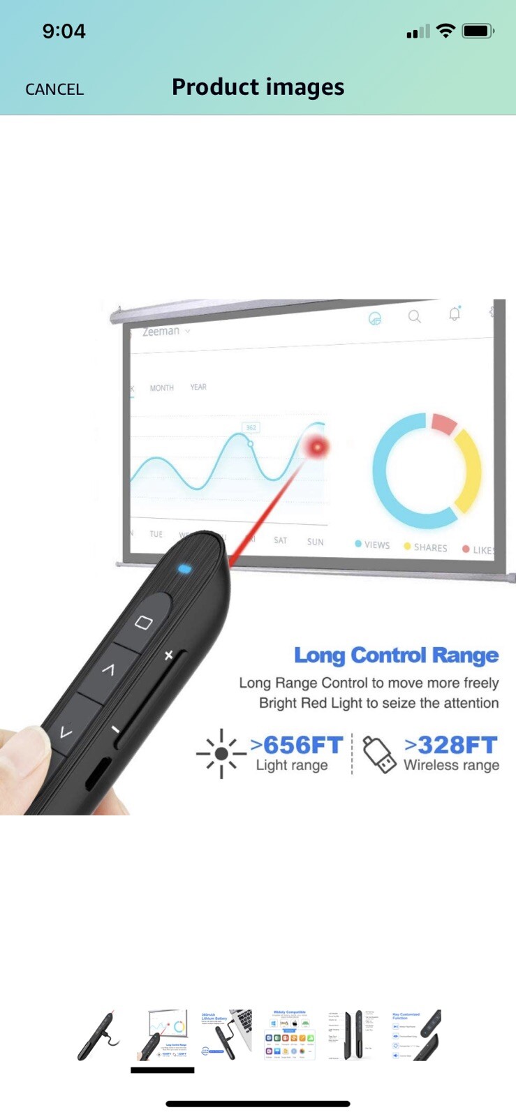 new Norwii professional wireless presenter