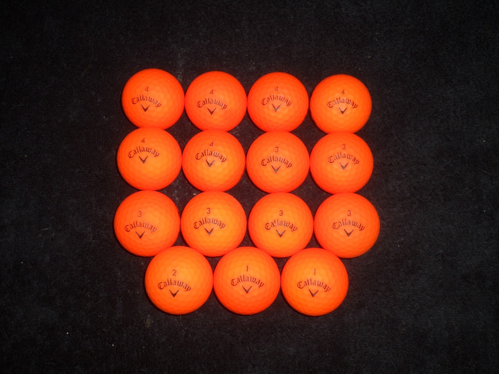 15 Orange Callaway SuperSoft Matte Golf Balls
