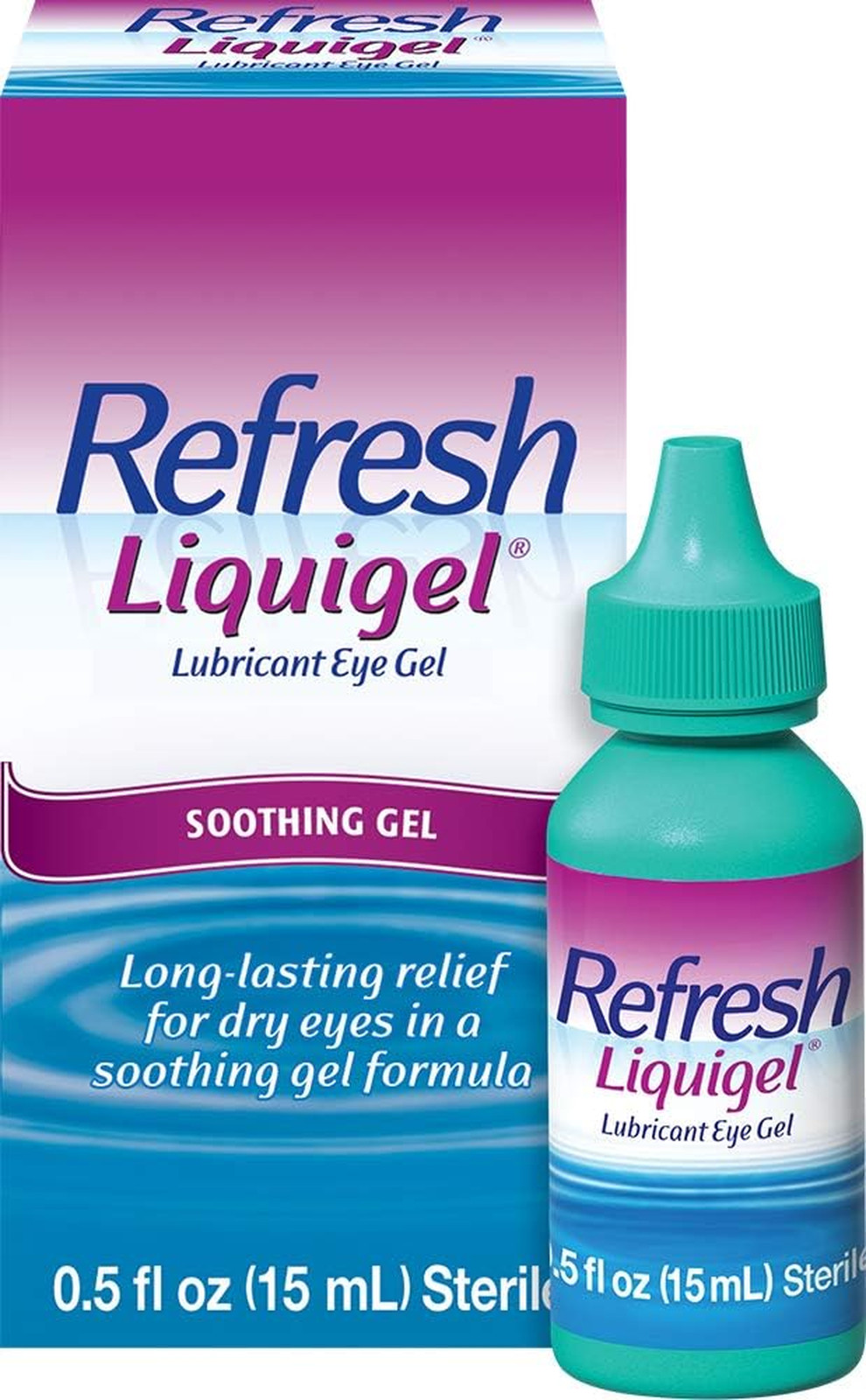 Lubricant Eye Gel 0.5 fl oz, Dry Eye Relief, Protects Against Irritation