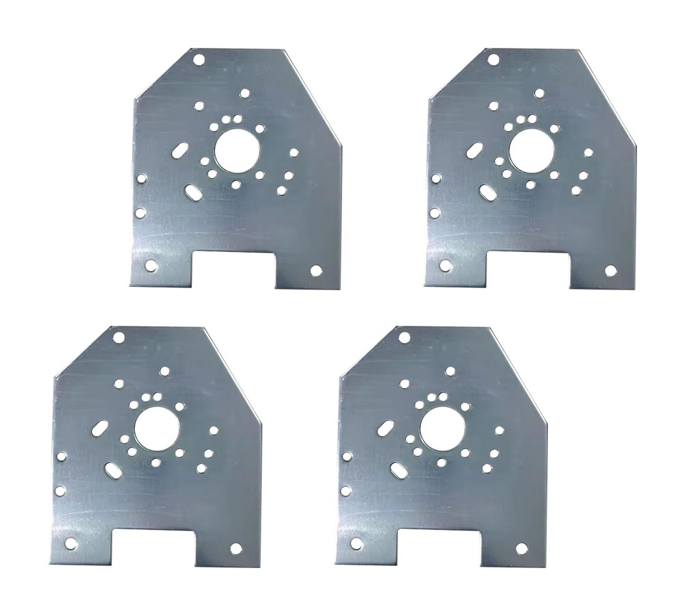 4 Pk Universal Aluminum Tarp Spool Mounting Bracket for Dump Truck Tarp Systems