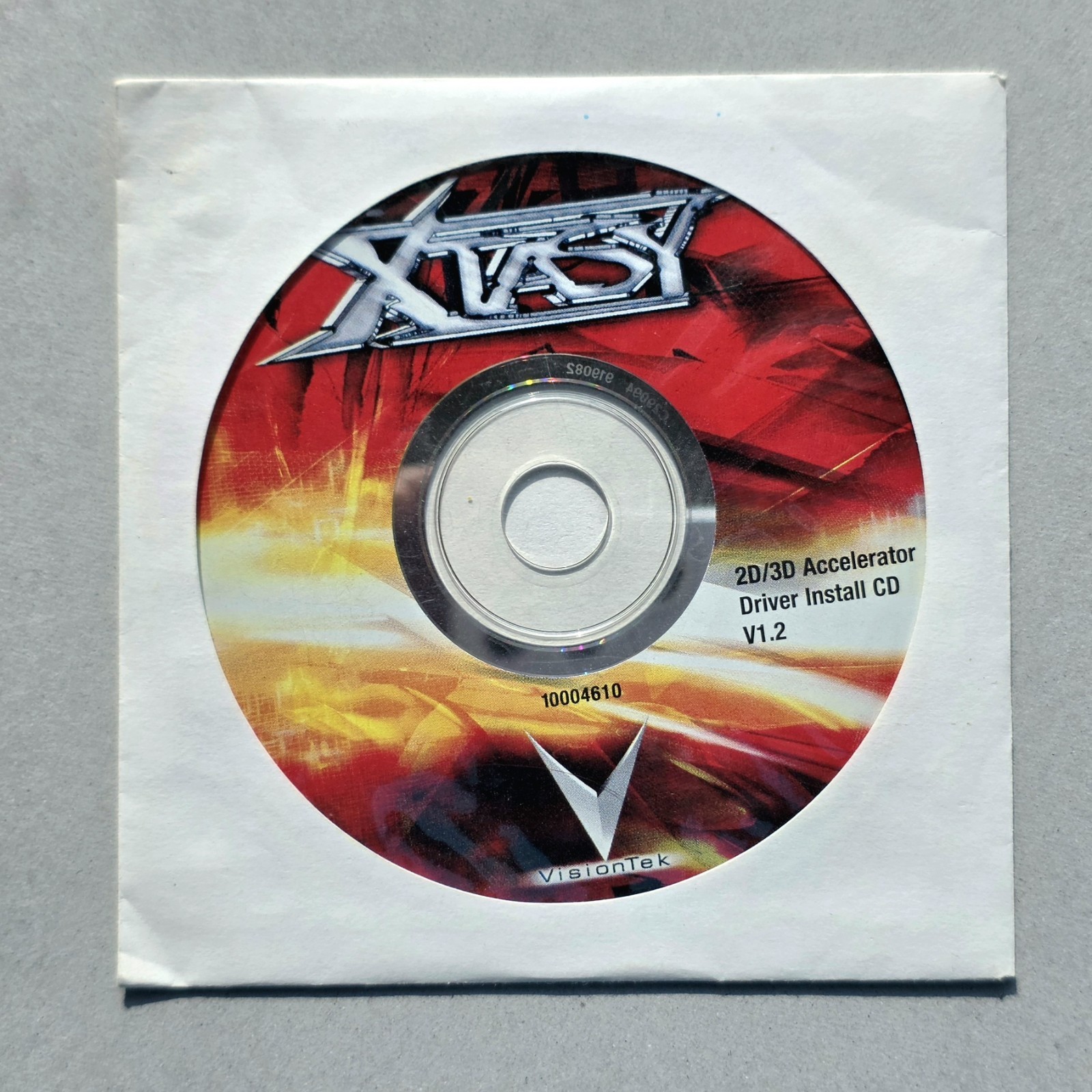 VisionTek 2D/3D Accelerator Driver Install CD - V1.2 10004610