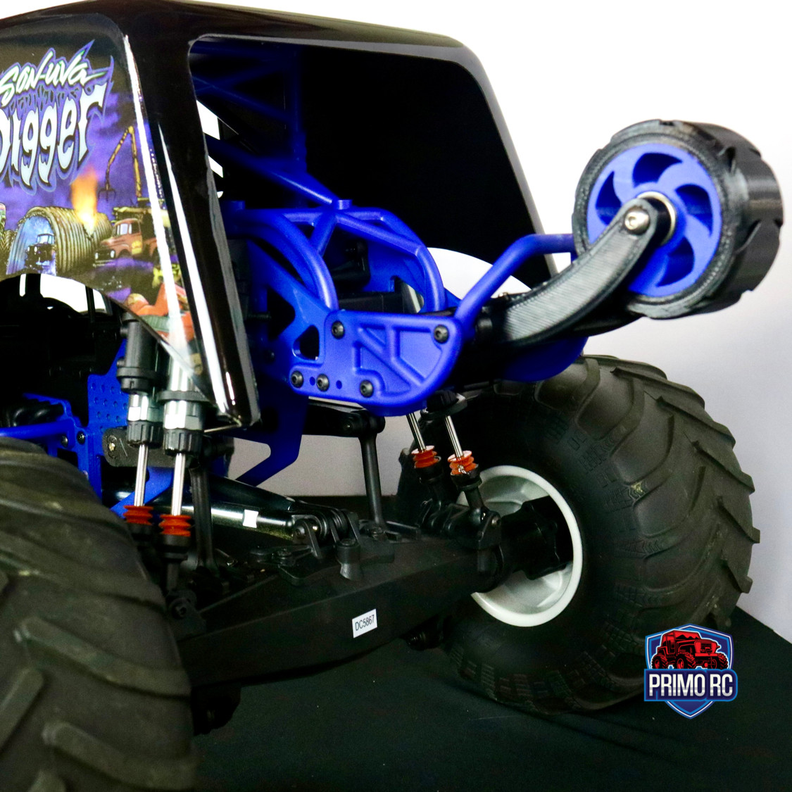 Custom Wheelie Bar fits Losi LMT 2.0 Grave Digger Son uva Digger multiple colors
