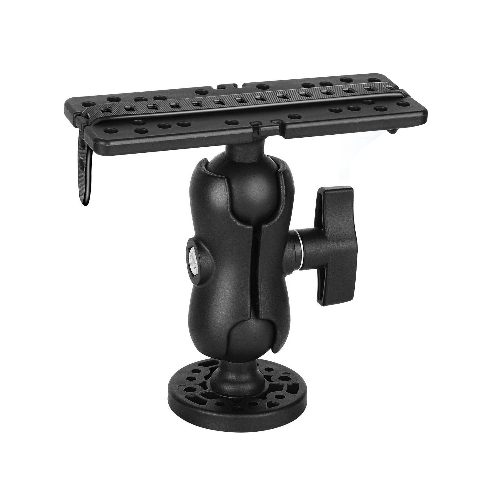 Adjustable Fish Finder Mount for Trolling 360 Quick Release Fits for Garmin