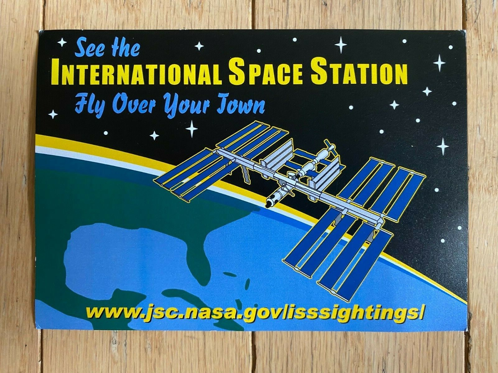 NASA International Space Station ISS Postcard 2014 NEW