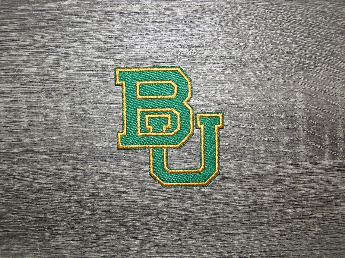 Baylor University Bears College Embroidered Iron On Patch 2.75" x 3"