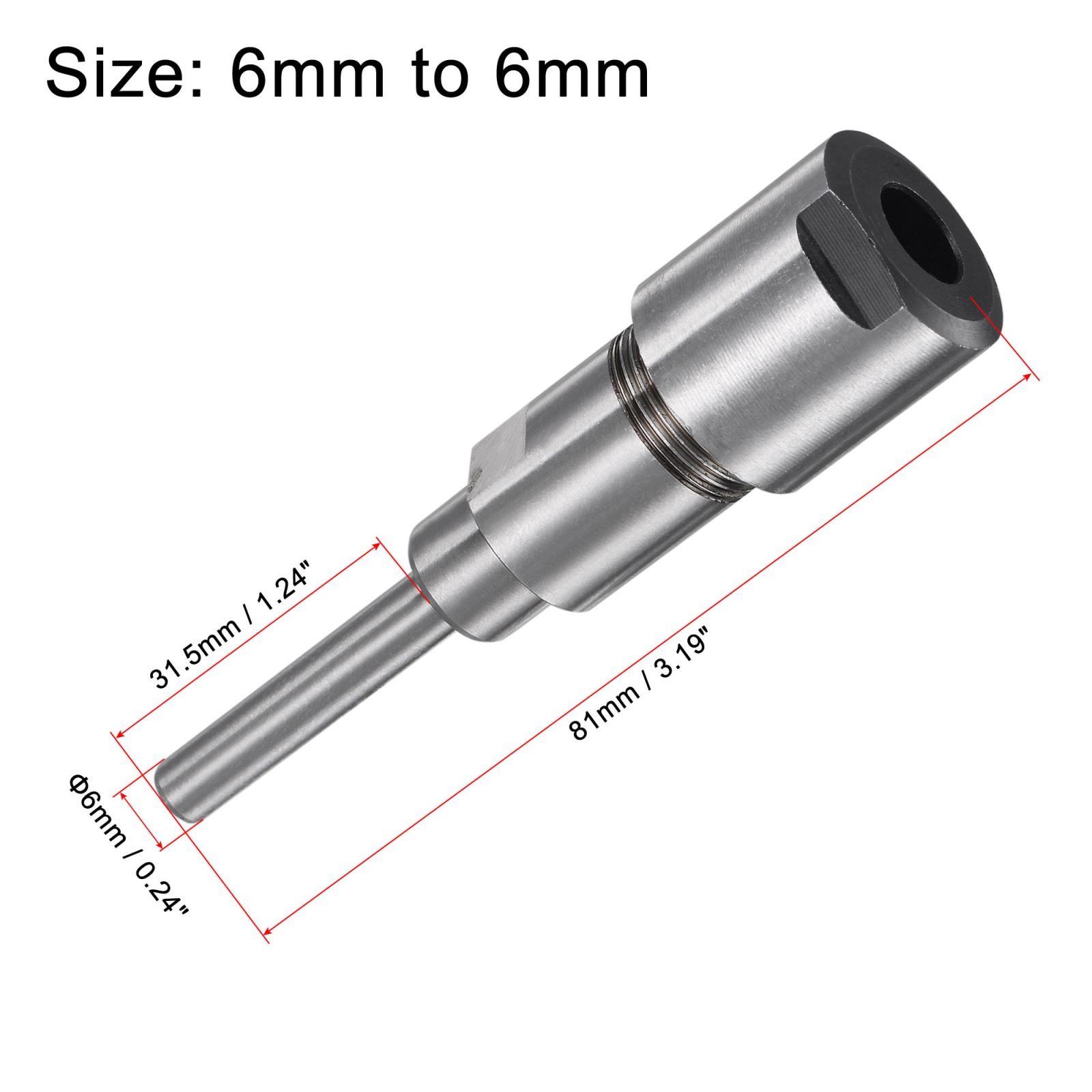 6mm to 6mm Router Collet Extension Rod Converter Adapter for Engraving Machine