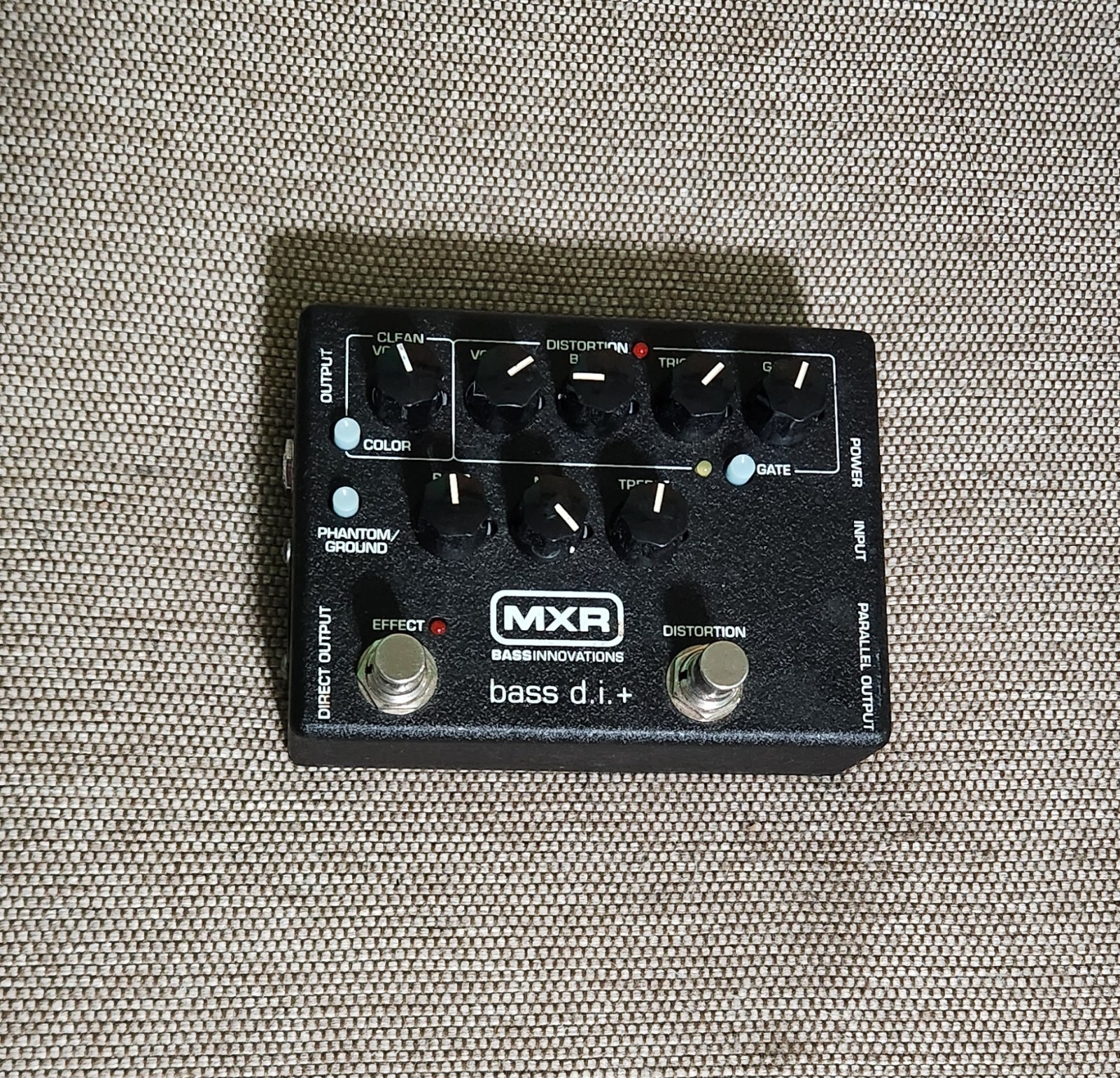 MXR M80 d.i.+ Direct Box Distortion Preamp Bass Guitar Effects Pedal DI Plus