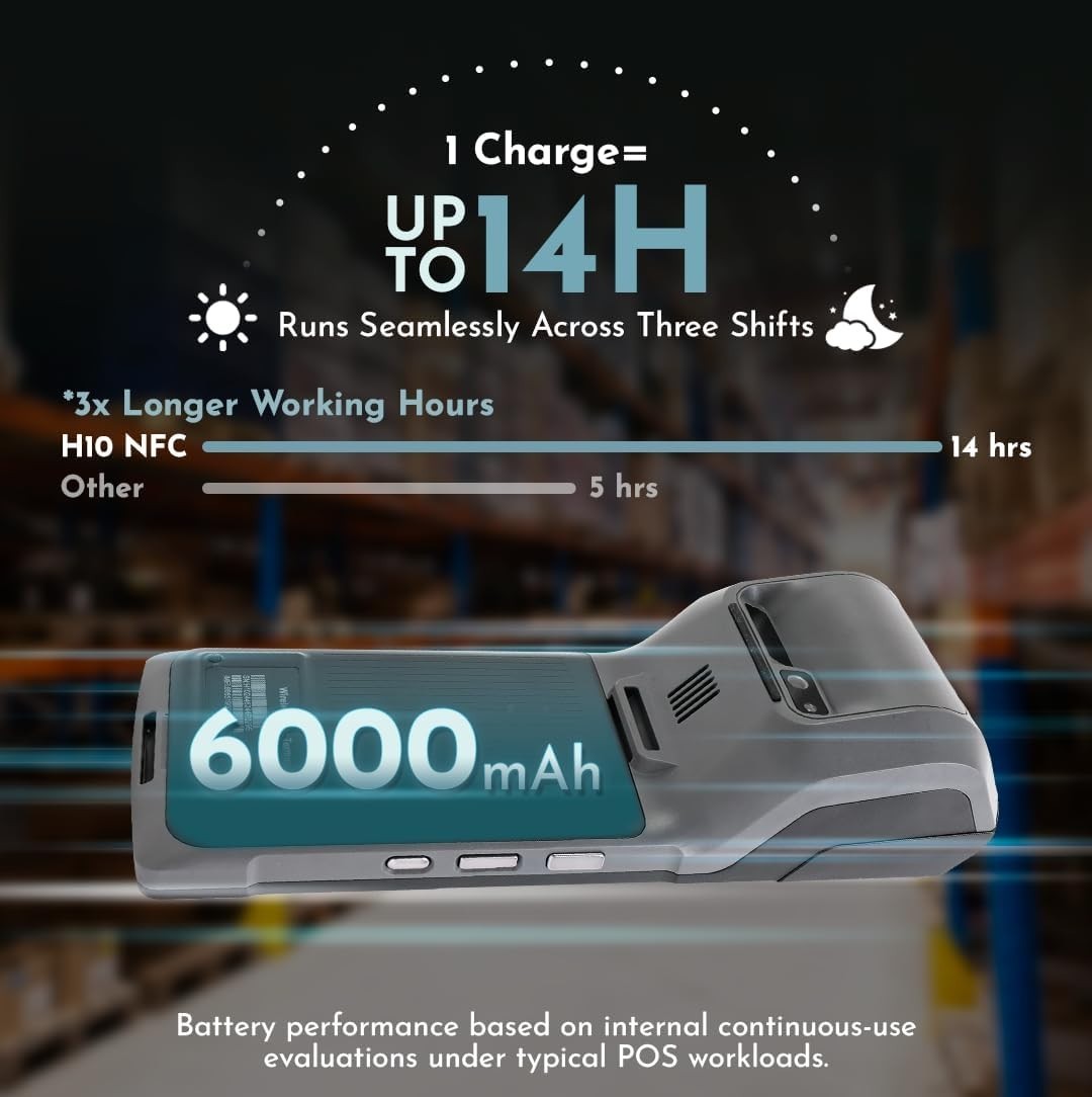 POS Android 14 Receipt Printer Android 14 and 58mm High Speed Thermal Printer...