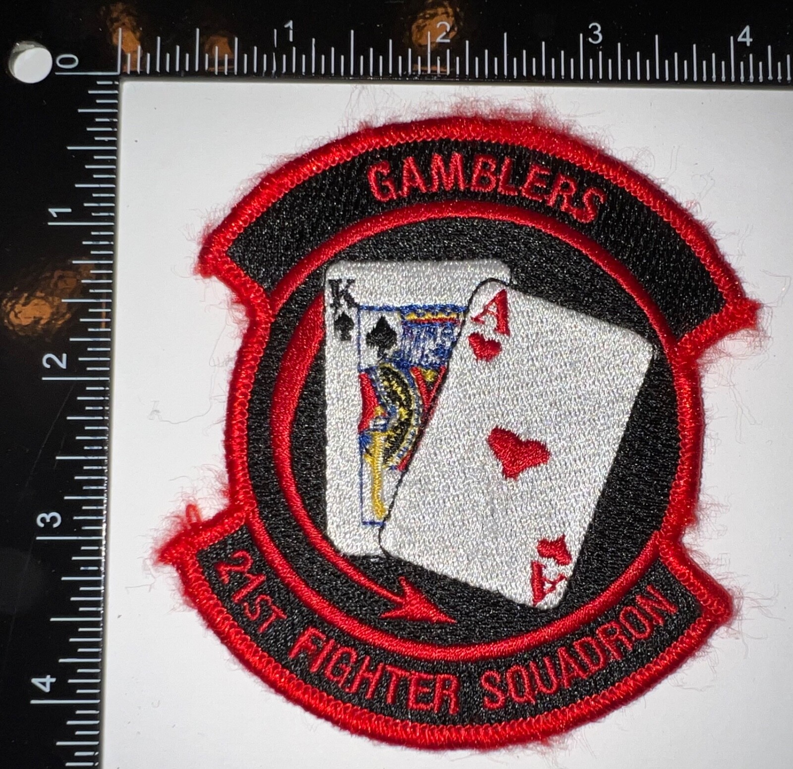 USAF US Air Force 21st Fighter Squadron Patch