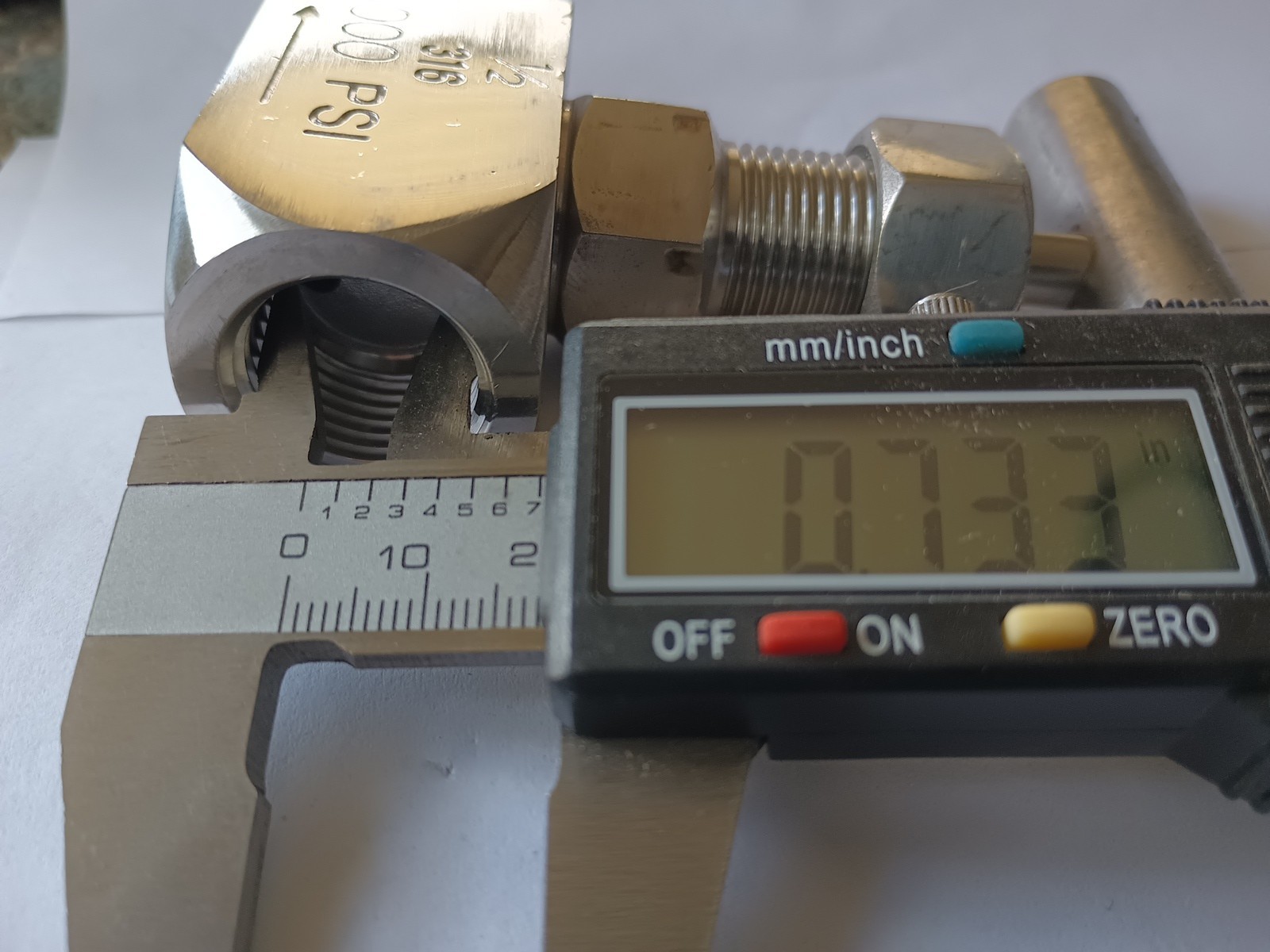 1/2" 316 SS Stainless Steel Needle Valve Flow Control 6000 PSI HYDRAULIC SYSTEM