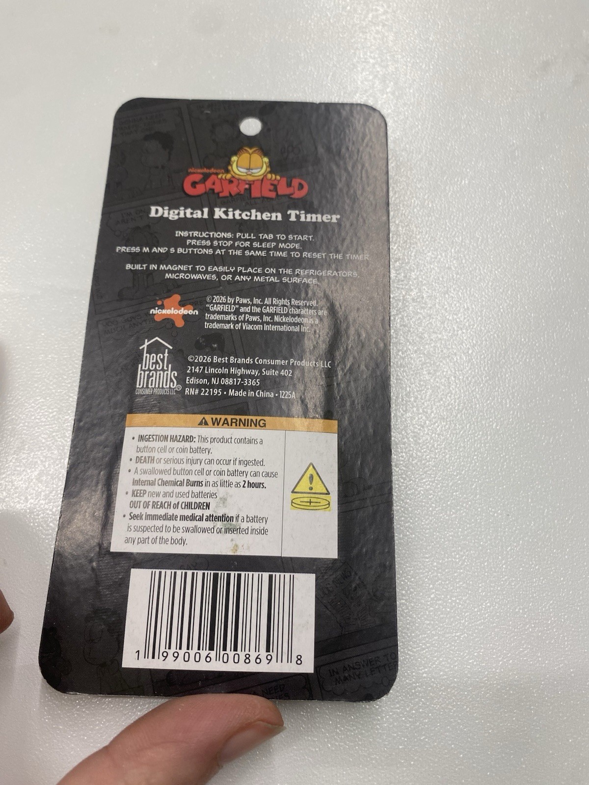 NEW Garfield Digital Kitchen Timer