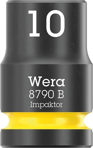 Wera Tools 5005501001 8790 B Impaktor Socket W/3/8In. 10X30 MM, 1EA