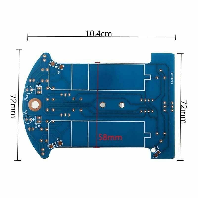 2WD chassis kit smart car tracking DIY reduction for Arduino practical