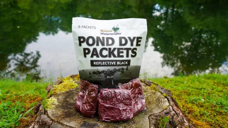 Natural Waterscapes Reflective Black Pond Dye Packets- 24 water soluble packets