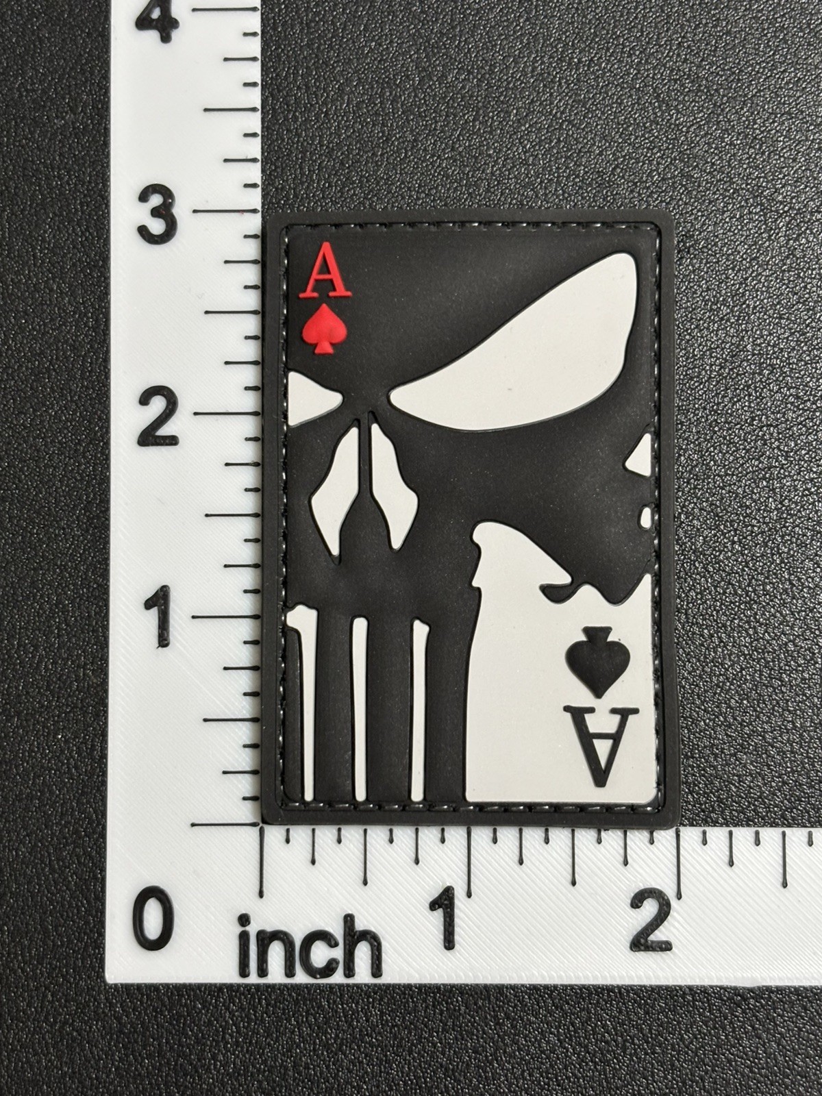 Sniper PVC Patch - Tactical Morale Sniper Ace Card Patch - Gun Punisher Patch