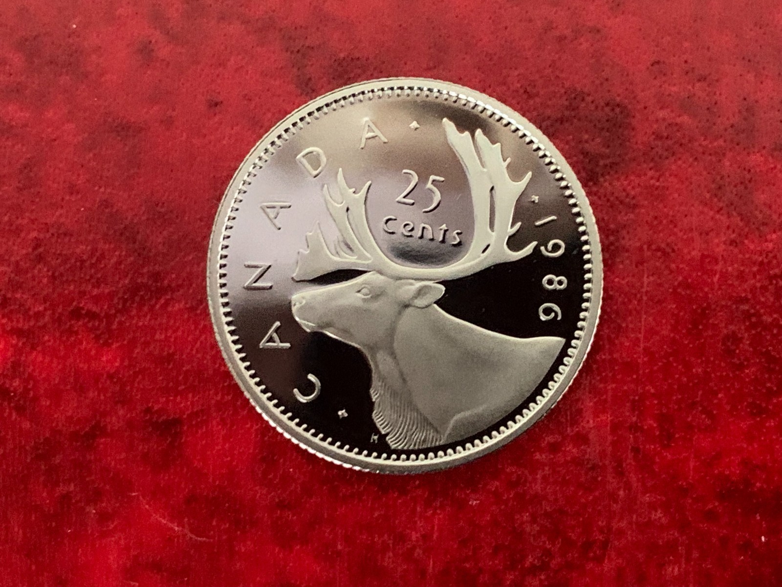 Canada 25 Cent 1986 Proof Coin-Uncirculated