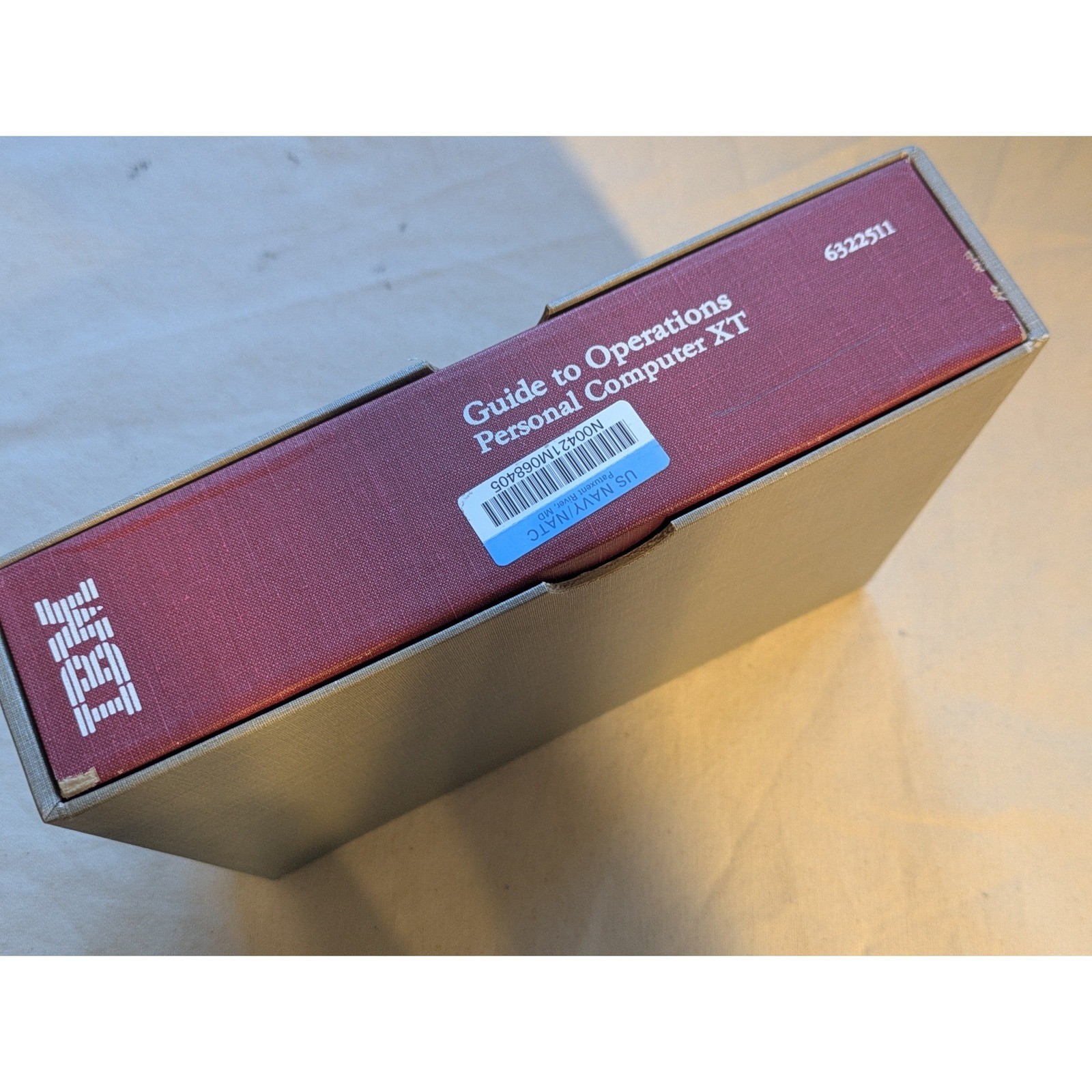 1986 IBM Reference Guide To Operations Personal Computer XT 6322511 5.25" Floppy