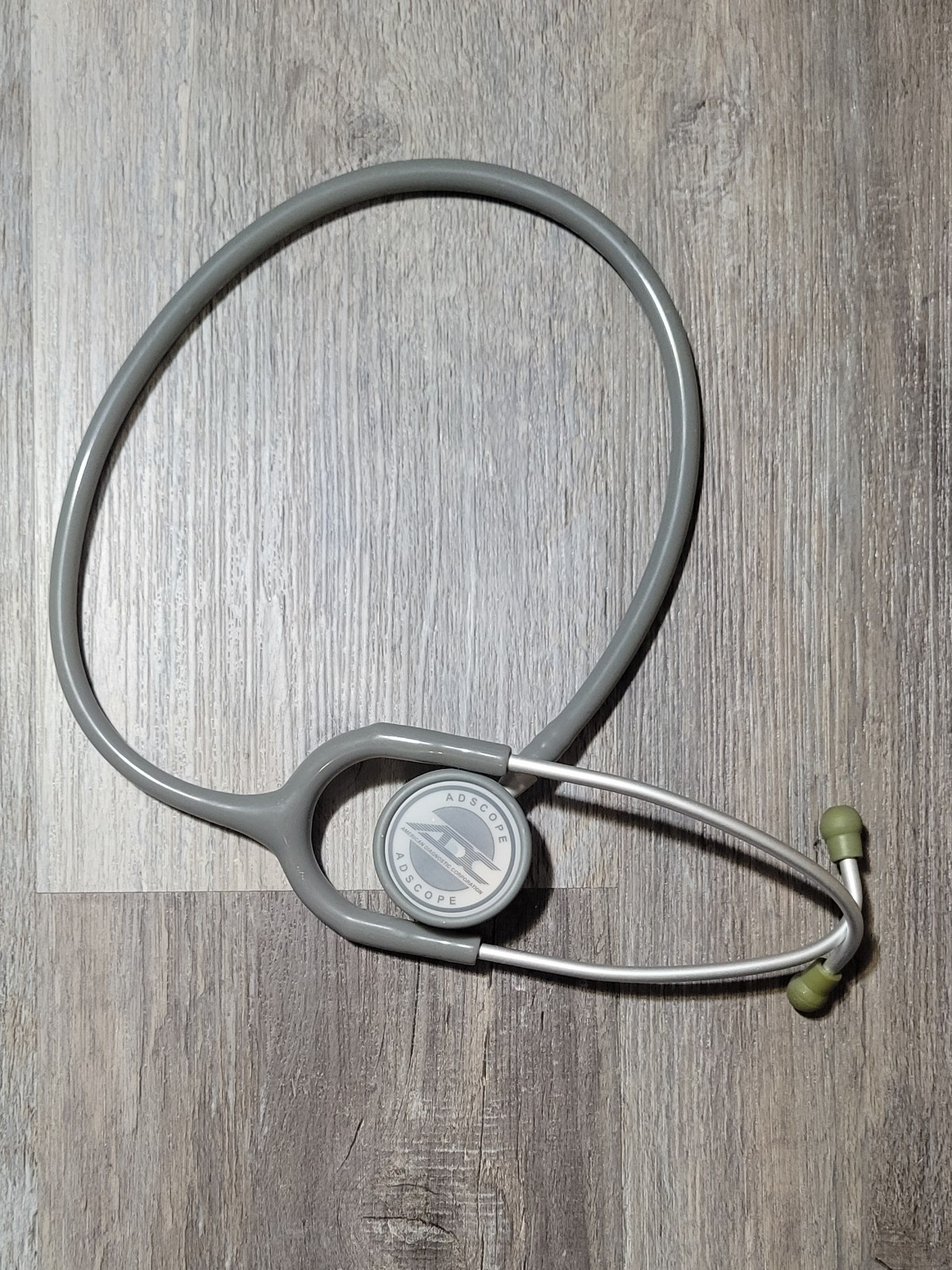 AD Scope ADS Lightweight Stethescope, Grey, Used,