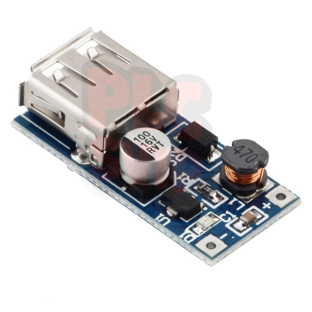 5 pcs PFM Control DC-DC USB 0.9V-5V to 5V dc Boost Step-up Power Supply Module