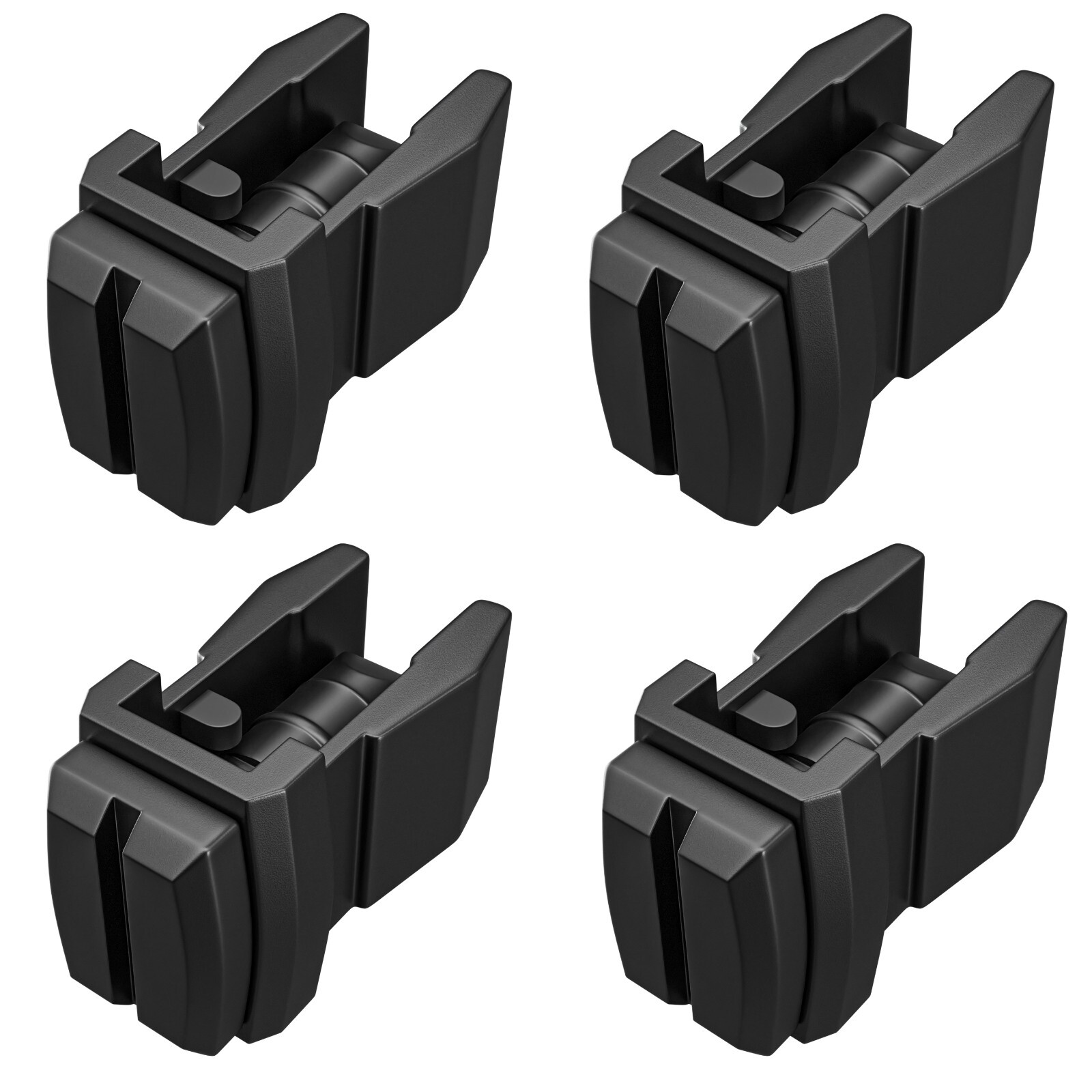 Replacement RV Refrigerator Side Vent Door Latch (617772), Black 4 Pack