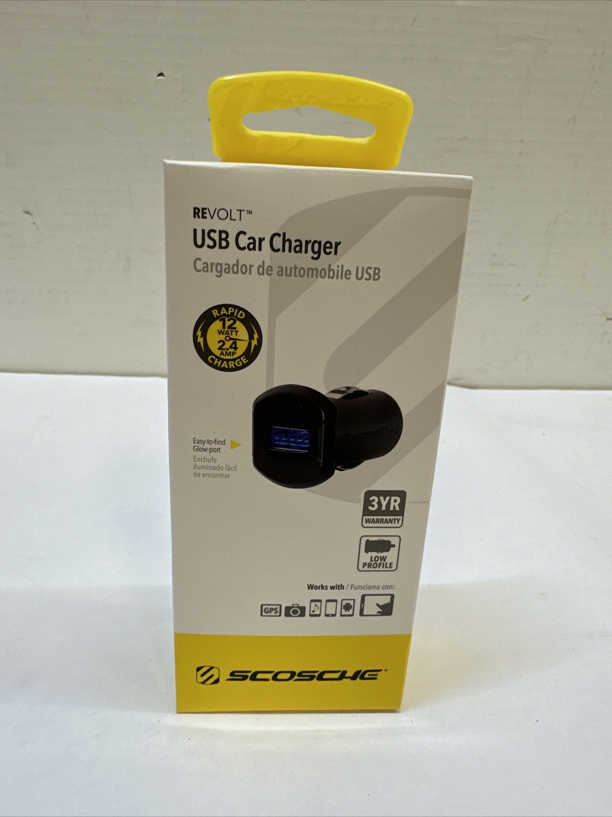 Scosche Revolt Charger Single Port Type A 12W USB121M