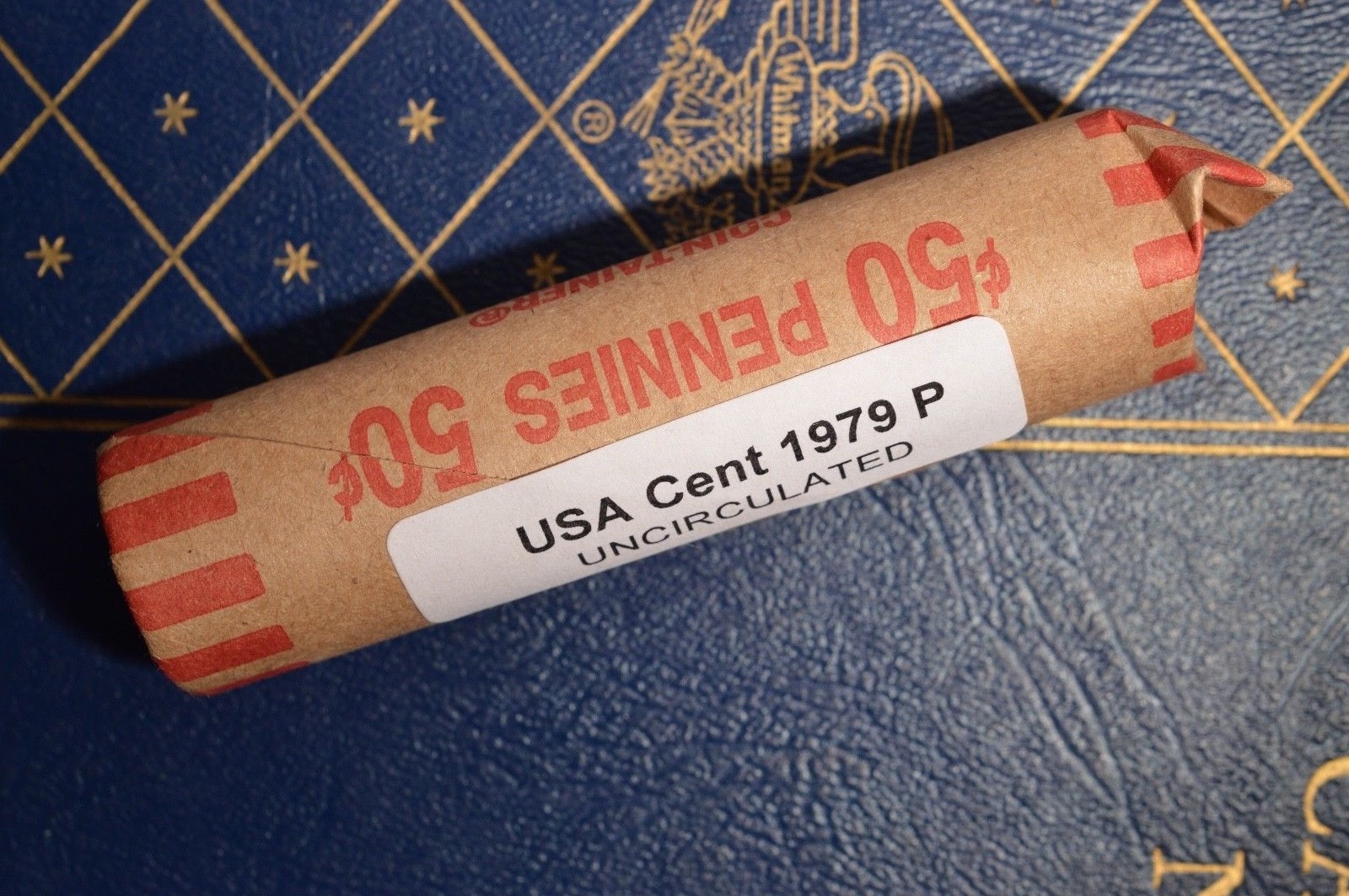 1979 P - USA Small Cents - UNCIRCULATED Roll from mint bag (50 coins)