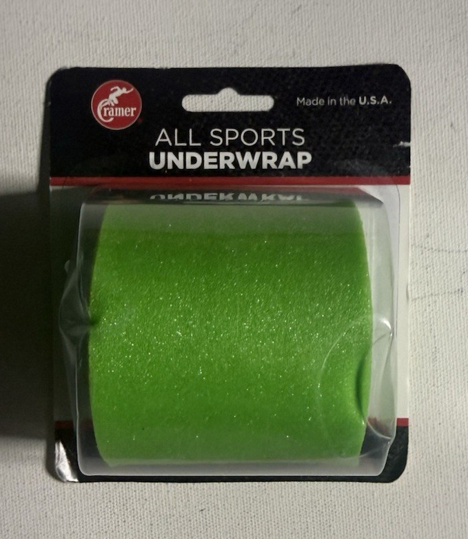 Cramer Tape Underwrap, Sports PreWrap- 2.75" x 21 Yards/Brite Green