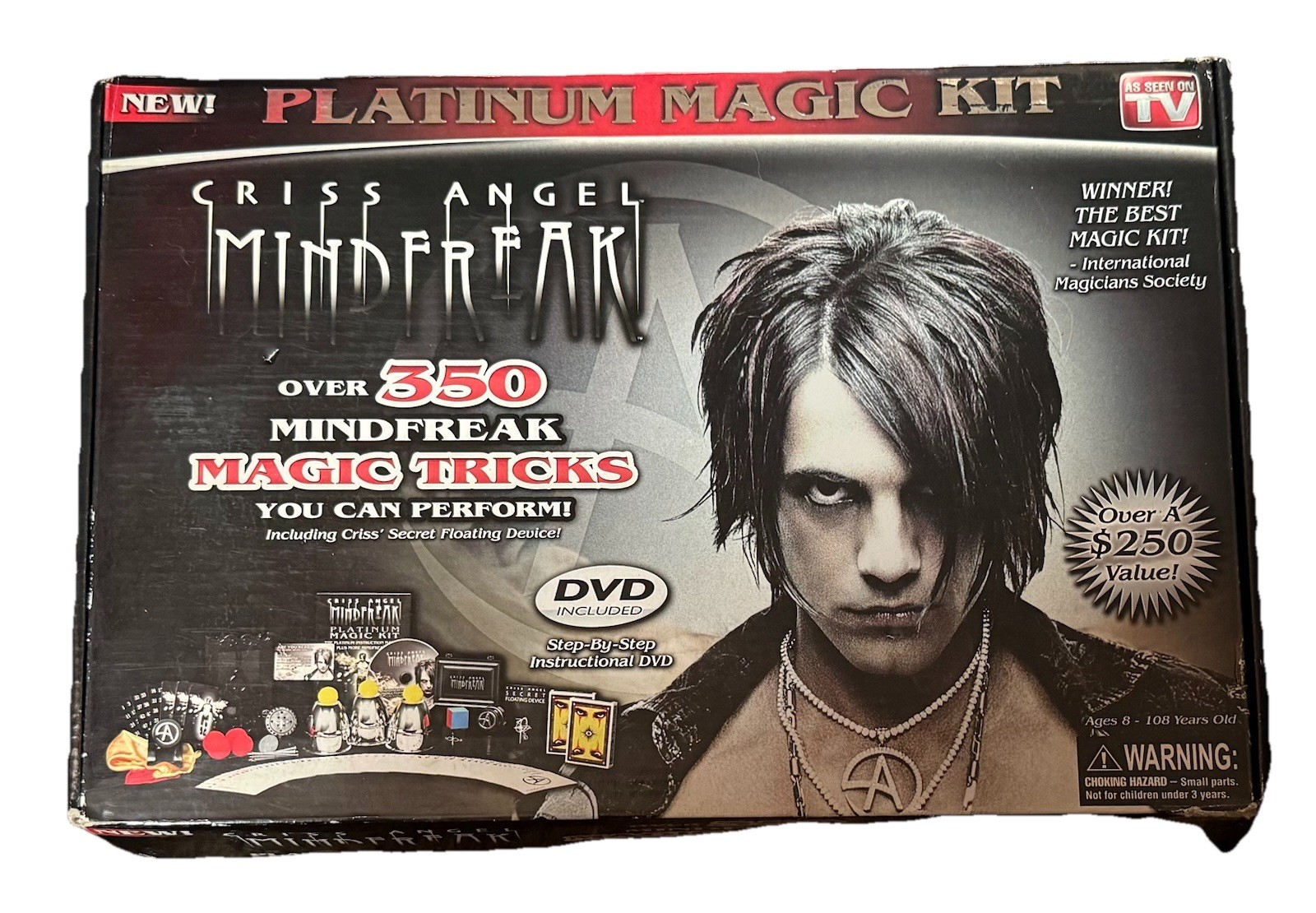 As Seen On TV Criss Angel Mindfreak Platinum Magic Kit NO DVD