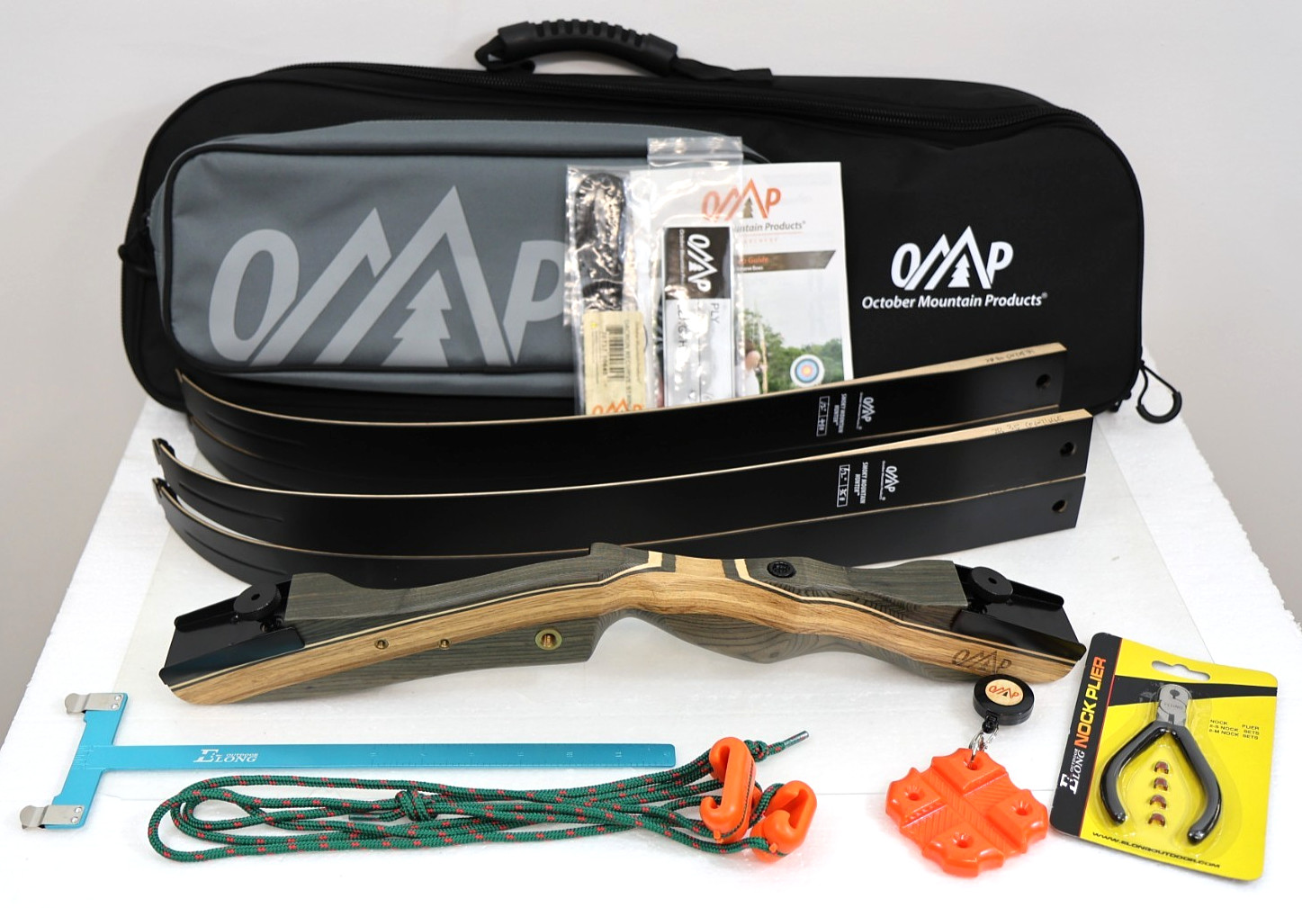 OMP October Mountain - Smoky Mountain Hunter Recurve Bow 62" 35&40# Limbs +
