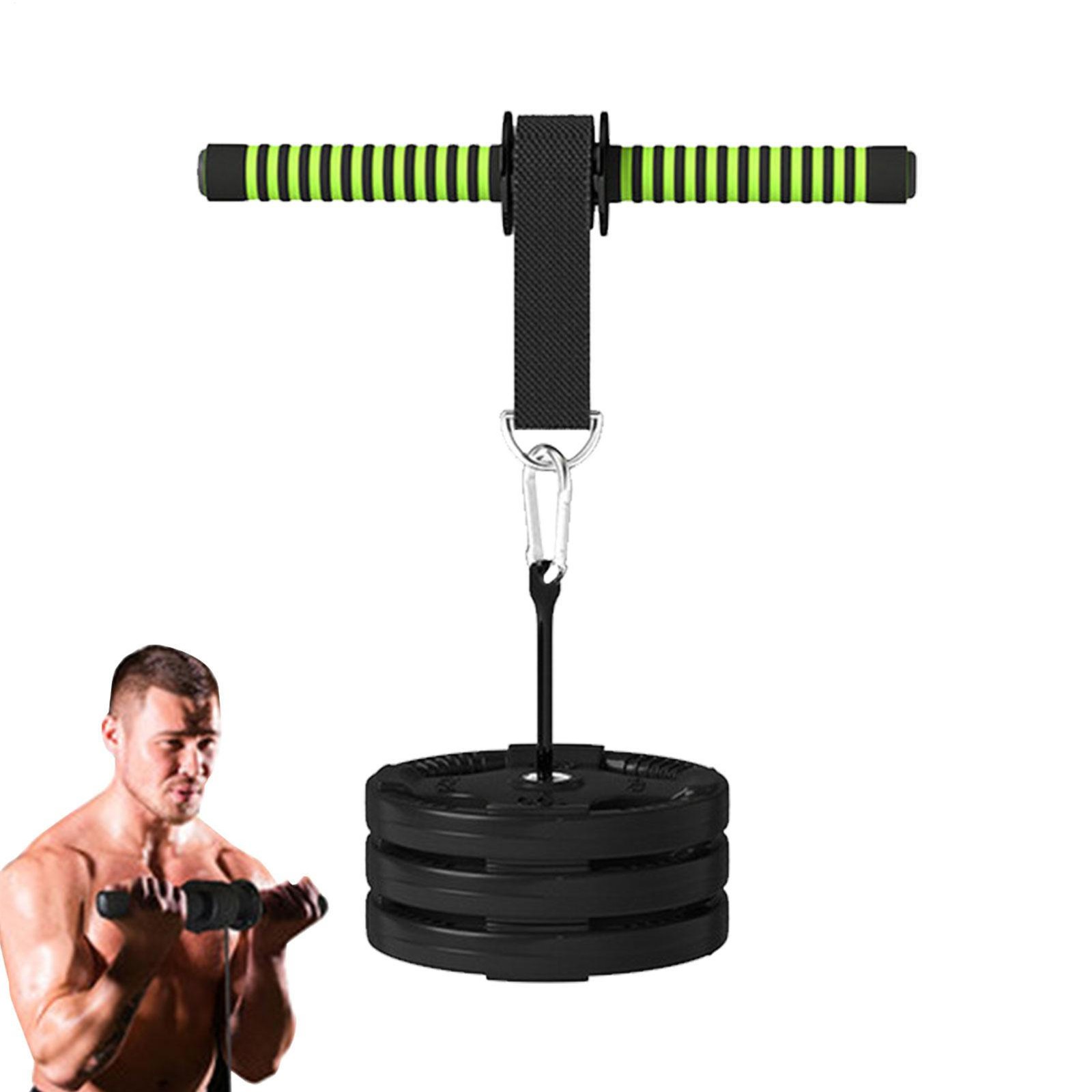 Forearm Wrist Roller Arm Strengthener Hand Gripper Forearm Gym Exerciser Roller