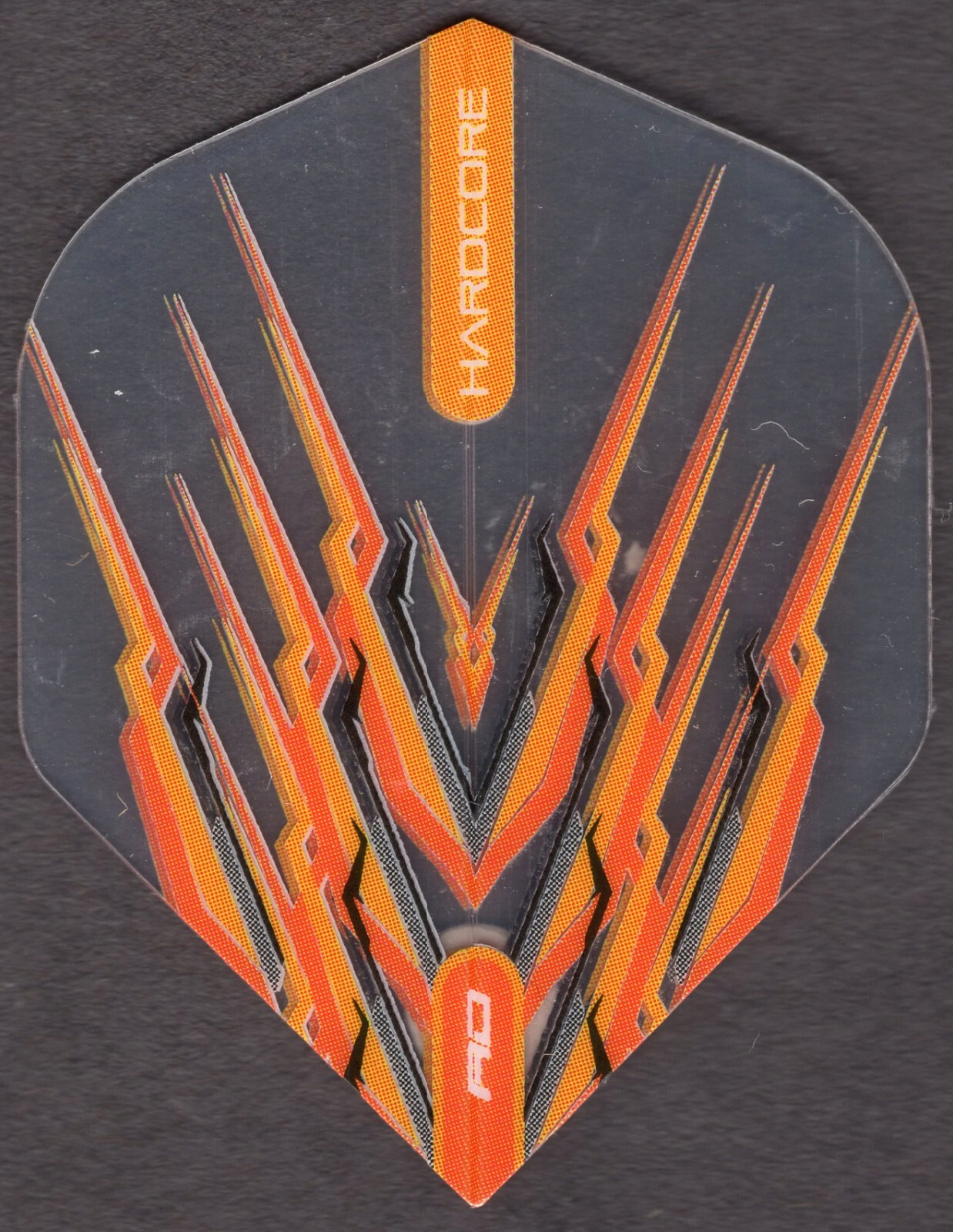SNAKEBITE ORANGE & GREY MOHAWK Dart Flights: 3 per set