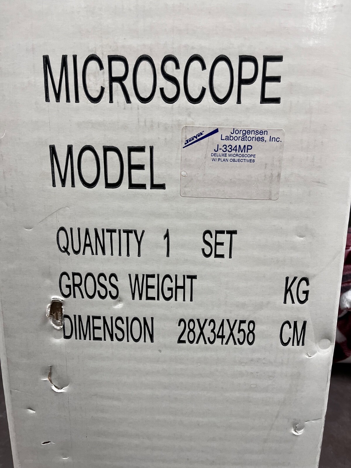Jorvet Deluxe Laboratory Microscope W/ Objectives Model J334MP