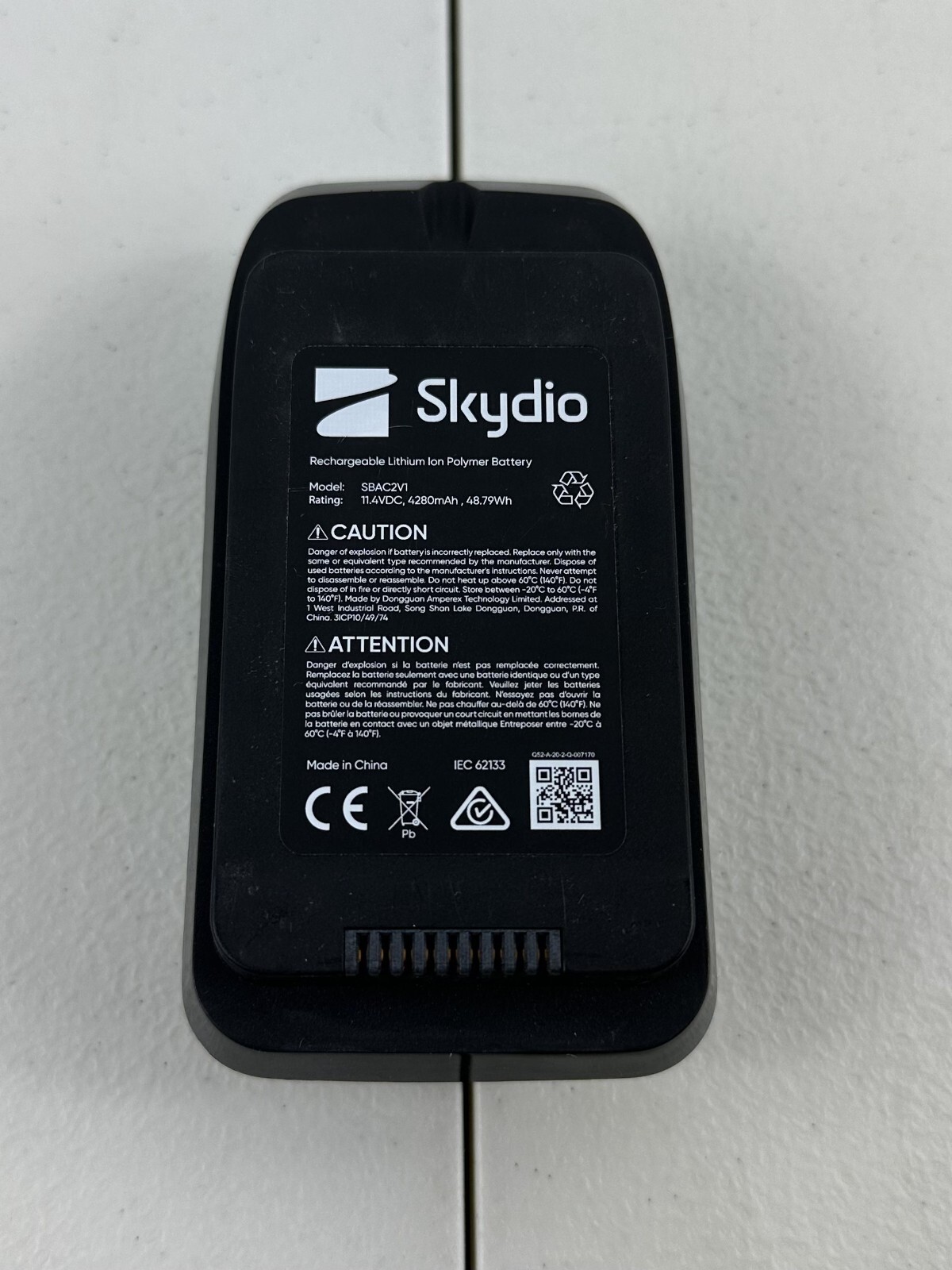 Skydio2 / Skydio2+ SBAC2V1 Battery - Tested Working