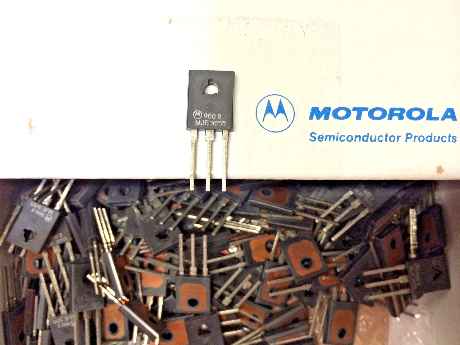 LOT OF 2 MJE3055 BY MOTOROLA TO-127 Package