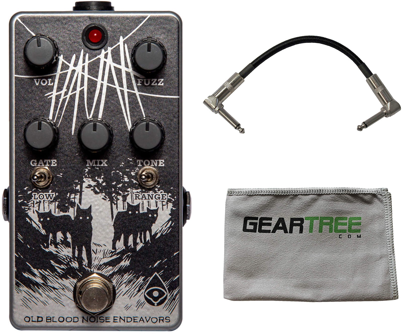 Old Blood Haunt Fuzz w/ Clickless Switching w/ Cable and Polish Cloth