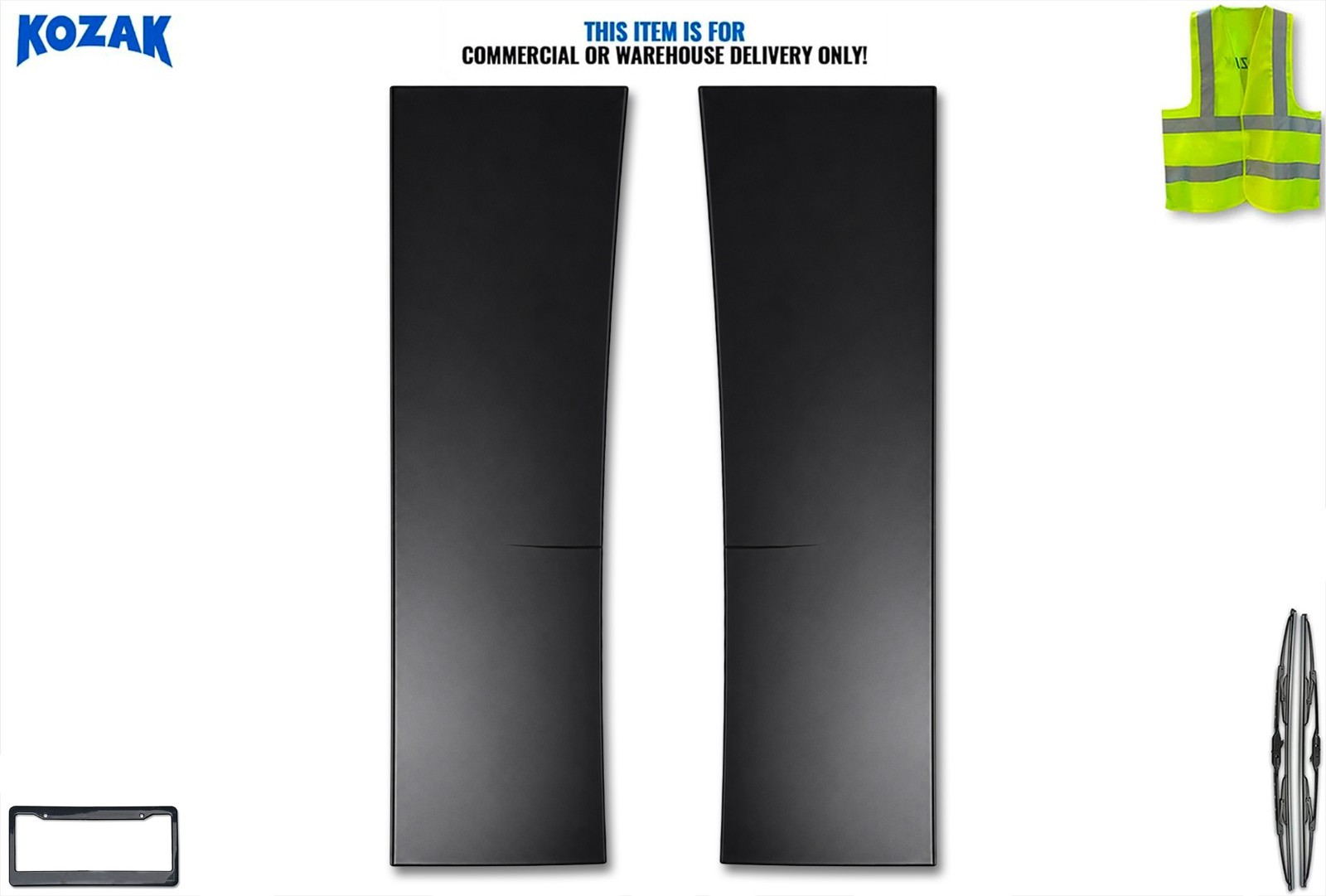 Lower Wind Cab Cabin Fairings Set LH & RH Compatible with Volvo VNL 2018-2024
