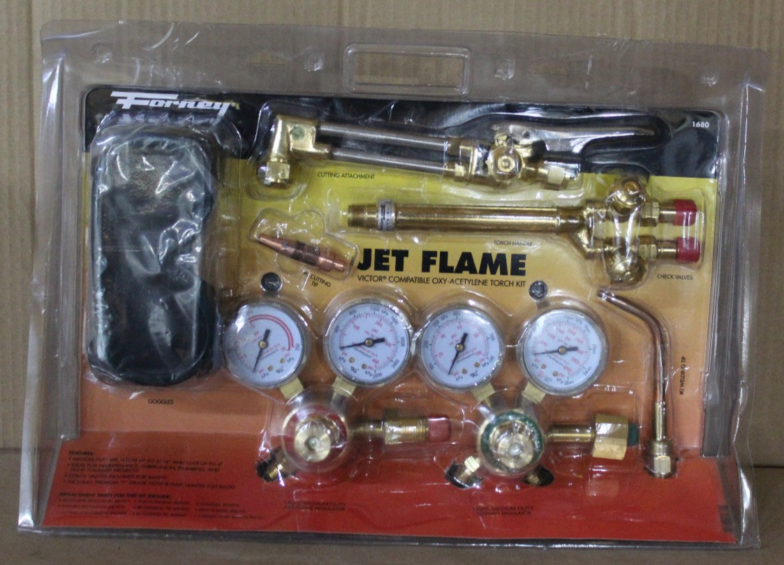 FORNEY 1680 JET FLAME OXY-ACETYLENE TORCH KIT