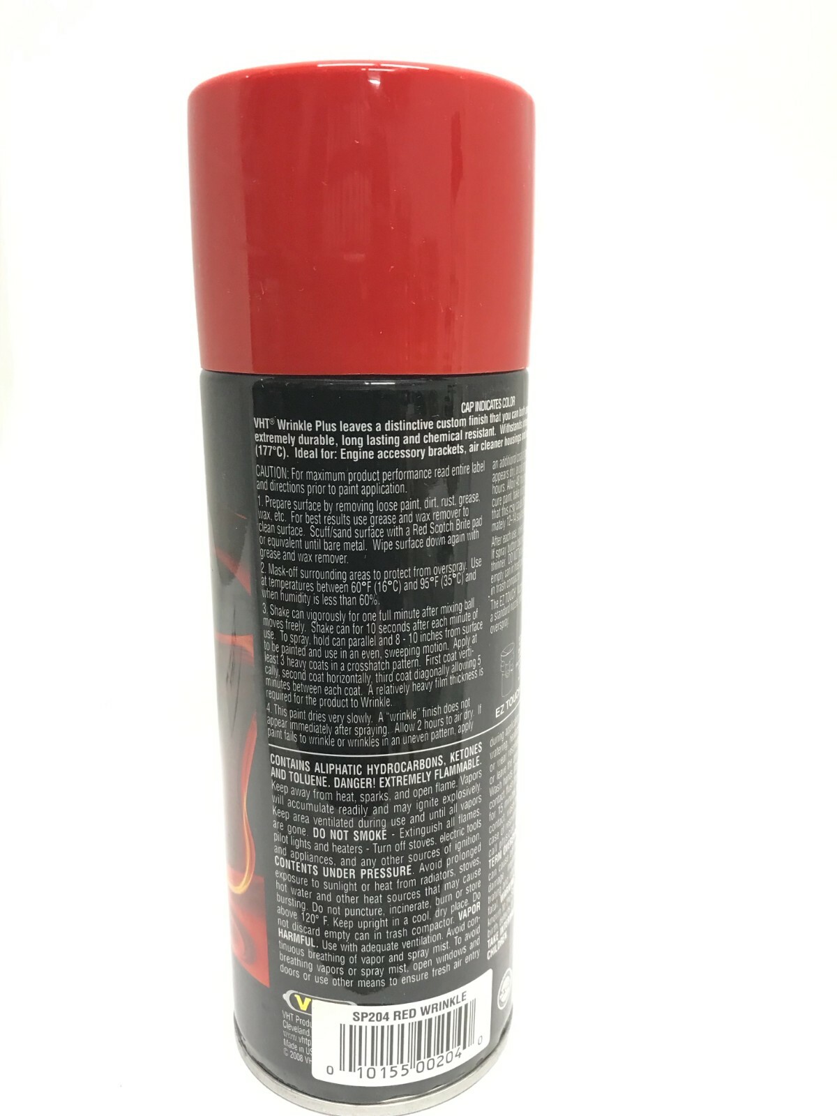 VHT SP204-4 PACK RED High Temperature Wrinkle Finish Durable Texture Coating