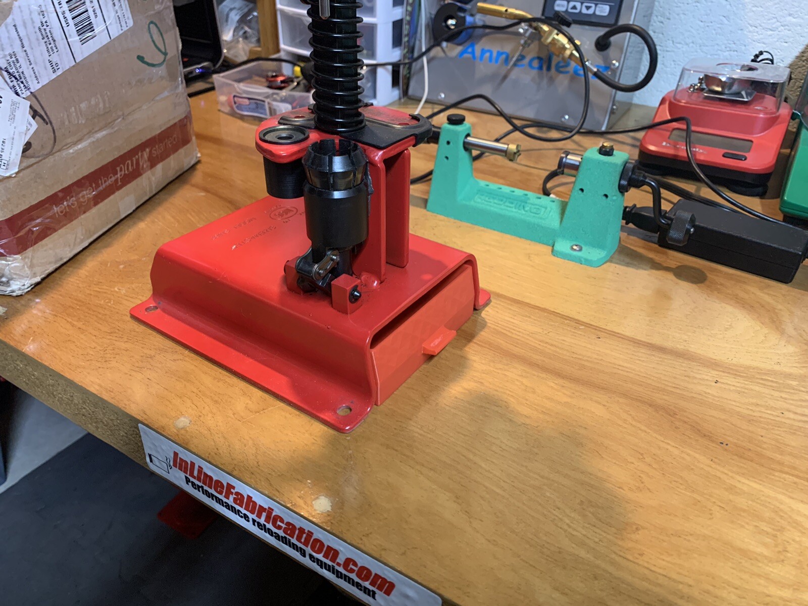 MEC SM82 Size Master 3d printed magnetic primer tray High capacity Red Reloading