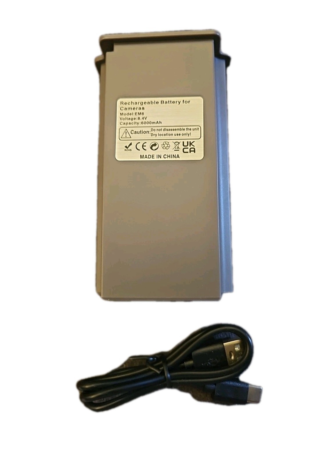 Battery 6000mAh for Tactacam Reveal trail cameras including X, X Pro, XB,and Sk
