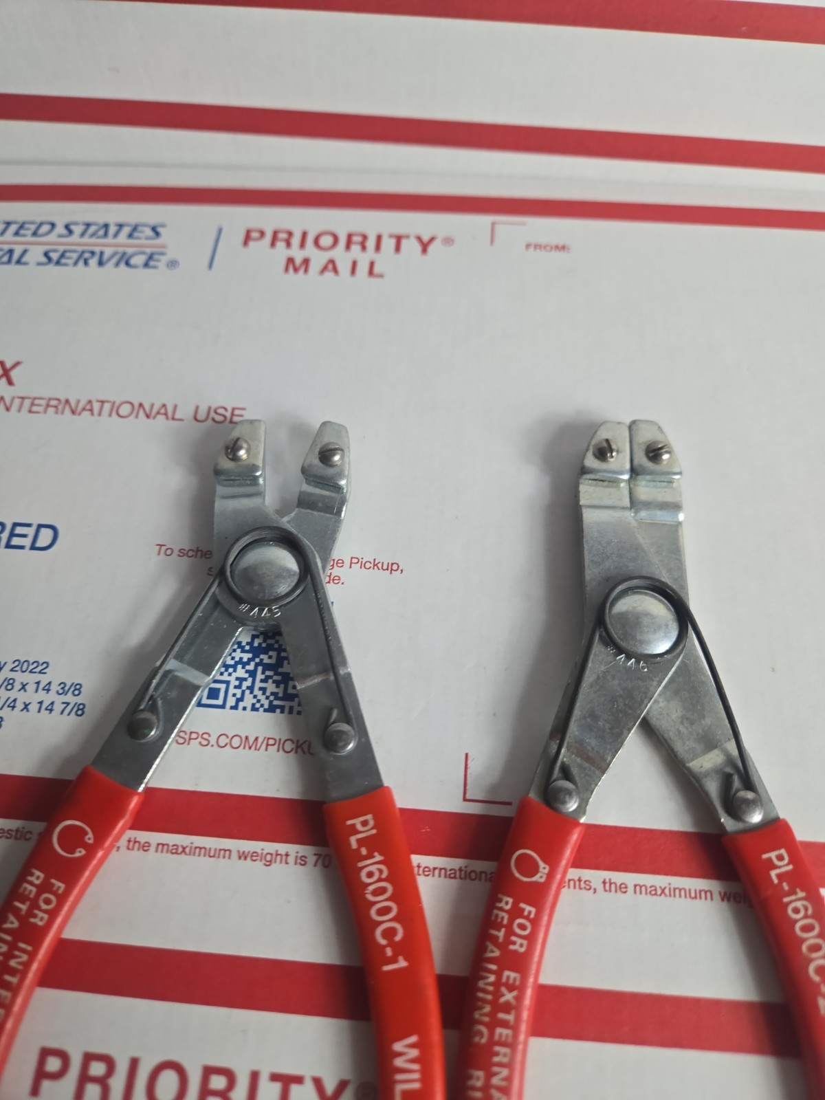WILLIAMS CO TOOLS SNAP RING INTERNAL AND EXTERNAL PLIERS SET, ****NO TIPS*****