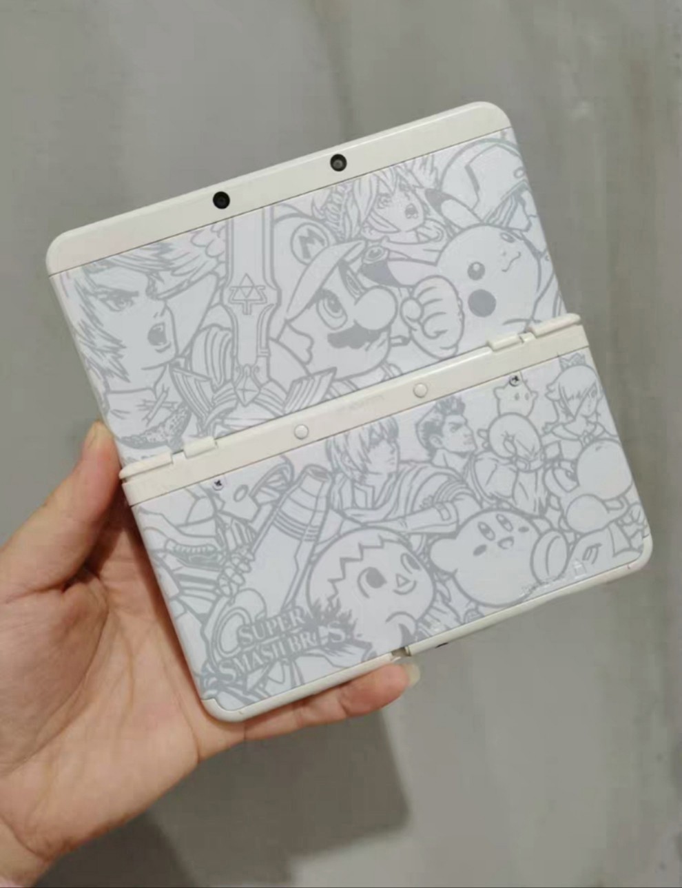 Mint RARE Nintendo New 3DS shell ENGLISH Smash Bros Faceplates No. 010 (Kisekae)