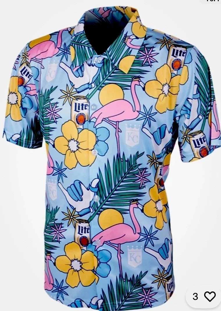 Kansas City KC Royals Hawaiian Shirt SGA 8-30-2025 Size XL New in Package