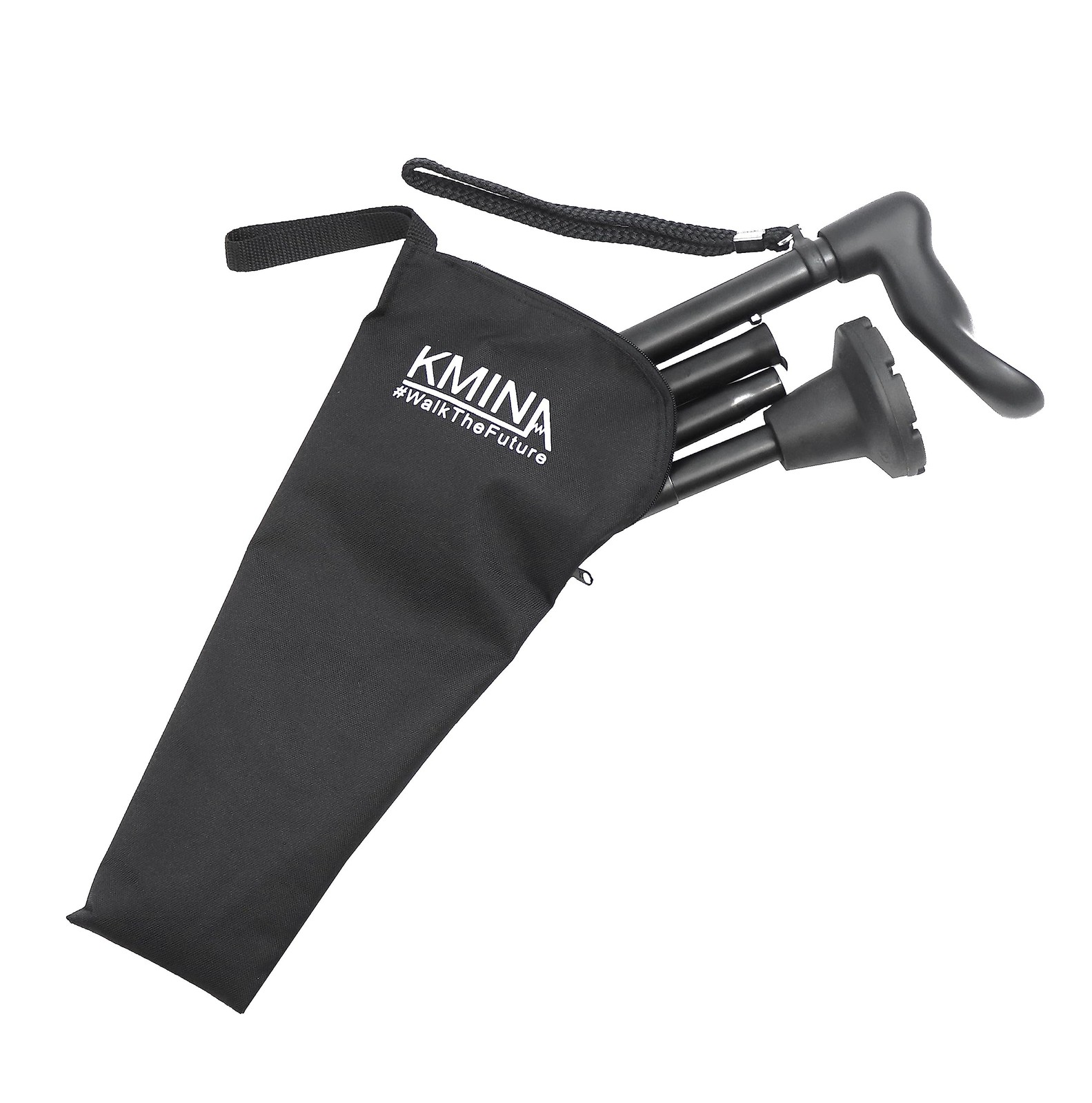 - Cane Ergonomic Handle (Left Hand), Folding, Adjustable, Men, Women - Made i...