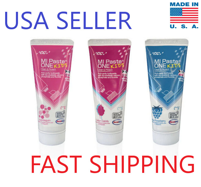 GC America MI Paste ONE KIDS Clean & Protect Toothpaste - Assorted Flavors 46g